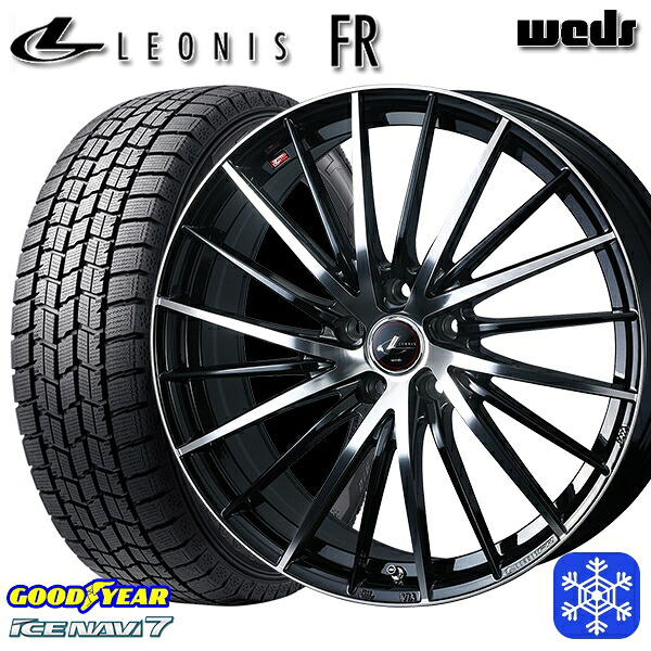 205/65R16 ヤリスクロス 28系セレナ 2024~2025年製 グッドイヤー アイスナビ7 NAVI7 Weds ウェッズ レオニス FR PBMC 16インチ 6.5J 5H114.3 スタッドレスタイヤホイール4本セット|エムオートギャラリー