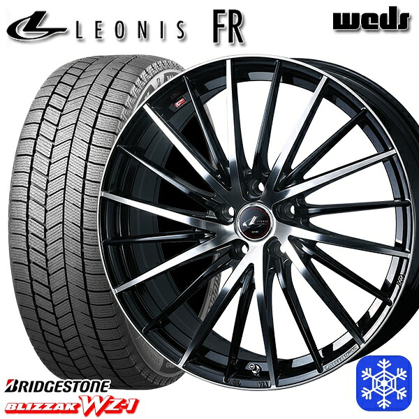 195/65R16 60系プリウス 2025~2026年製 ブリヂストン ブリザック WZ1 Weds ウェッズ レオニス FR PBMC 16インチ 6.5J 5H114.3 スタッドレスタイヤホイール4本セット|エムオートギャラリー
