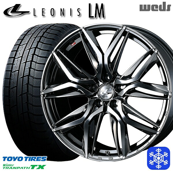 225/55R19 ハリアー CX5 CX8 2025年製 トーヨー ウィンタートランパス TX Weds ウェッズ レオニス LM BMCMC 19インチ 8.0J 5H114.3 スタッドレスタイヤホイール4本セット|エムオートギャラリー