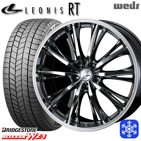 215/60R16 ヤリスクロス ヴェゼル 2025～2026年製 ブリヂストン ブリザック WZ1 Weds ウェッズ レオニス RT BMCMC 16インチ 6.5J 5H114.3 スタッドレスタイヤホイール4本セット｜エムオートギャラリー