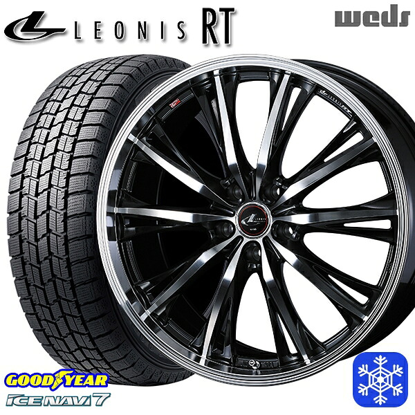 205/65R16 ヤリスクロス 28系セレナ 2024~2025年製 グッドイヤー アイスナビ7 NAVI7 Weds ウェッズ レオニス RT PBMC 16インチ 6.5J 5H114.3 スタッドレスタイヤホイール4本セット|エムオートギャラリー