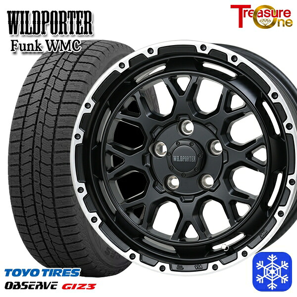 【新品 スタッドレス1台分4本セット】 215/65R16 98Q アルファード ヴェルファイア 2024～2025年製 トーヨー オブザーブ ギズ3 トレジャーワン ワイルドポーター ファンク WMC MB/RP 16インチ 7.0J 5H114.3