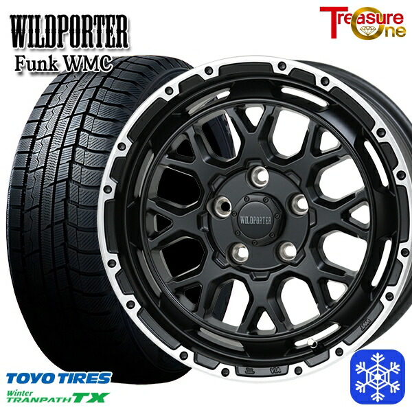 【新品 スタッドレス1台分4本セット】 205/55R16 アクセラ リーフ 2022～2023年製 トーヨー ウィンタートランパス TX トレジャーワン ワイルドポーター ファンク WMC MB/RP 16インチ 7.0J 5H114.3 83,215円