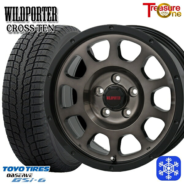 【新品 スタッドレス1台分4本セット】 225/65R17 ハリアー RAV4 2022～2023年製 トーヨー オブザーブ GSi-6 トレジャーワン ワイルドポータークロステン BP/BC 17インチ 7.5J 5H114.3