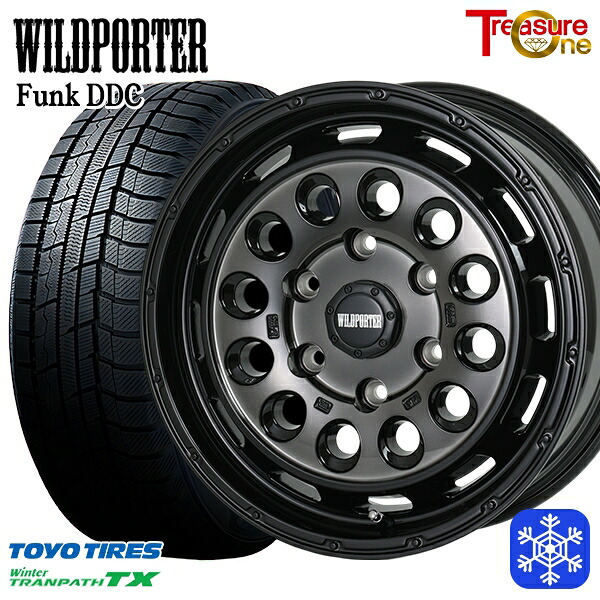 【新品 スタッドレス1台分4本セット】 215/65R16 98Q ハイエース ※車検非対応 2024～2025年製 トーヨー ウィンター トランパス TX トレジャーワン ワイルドポーターファンク DDC BP/BC 16インチ 6.5J 6H139.7 65,340円