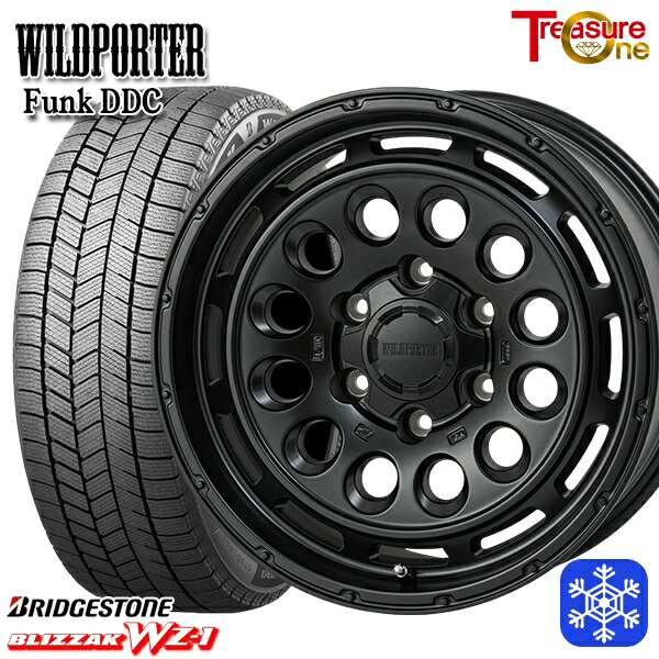 【新品 スタッドレス1台分4本セット】 265/65R17 ハイラックス プラド 2025年製 ブリヂストン ブリザック WZ1 トレジャーワン ワイルドポーターファンク DDC MBK 17インチ 8.0J 6H139.7 119,850円