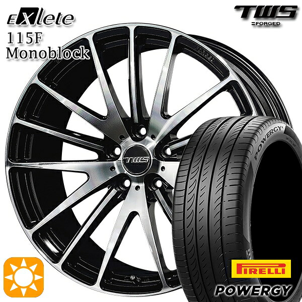 【取付対象】ベンツ Aクラス/Bクラス 225/40R18 92W XL ピレリ パワジー TWS EXlete 115F モノブロック カットフィニッシュ 18インチ 7.5J 5H112 サマータイヤホイールセット |エムオートギャラリー