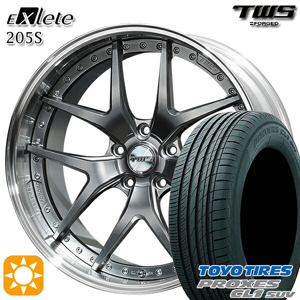 【取付対象】BMW X1 F48 225/45R19 96W トーヨー プロクセス CL1 SUV TWS EXlete 205S フラットハイパーガンメタ 19インチ 8.0J 5H112 サマータイヤホイールセット ｜エムオートギャラリー