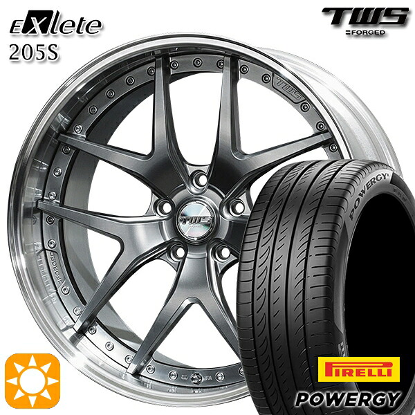 【取付対象】アウディ A6/A7(F2) 245/45R19 102W XL ピレリ パワジー TWS EXlete 205S フラットハイパーガンメタ 19インチ 8.0J 5H112 サマータイヤホイールセット ｜エムオートギャラリー