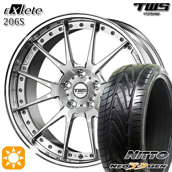 【取付対象】アウディ S4/A4 245/30R20 90W XL ニットー NEOテクGEN TWS EXlete 206S ブラッシュド 20インチ 8.5J 5H112 サマータイヤホイールセット ｜エムオートギャラリー