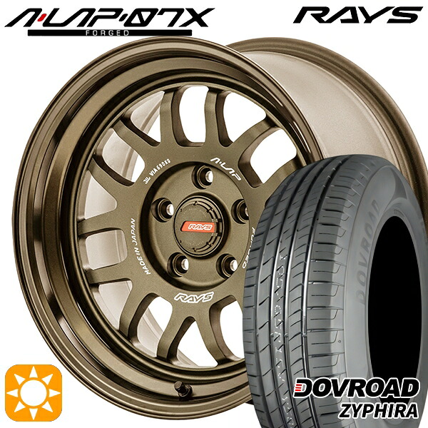 【取付対象】エスティマ ヤリスクロス 215/60R16 95H DOVROAD ザイファイラ RAYS A-LAP 07X BR 16インチ 7.0J 5H114.3 サマータイヤホイールセット |エムオートギャラリー