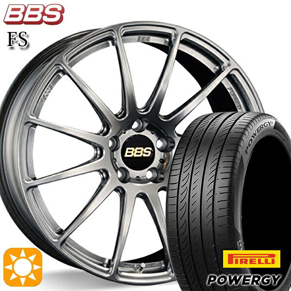 【取付対象】アウディ S4/A4 245/35R19 93Y XL ピレリ パワジー 鍛造 BBS FS DB（ダイヤモンドブラック） 19インチ 8.5J 5H112 サマータイヤホイールセット ｜エムオートギャラリー 334,467円