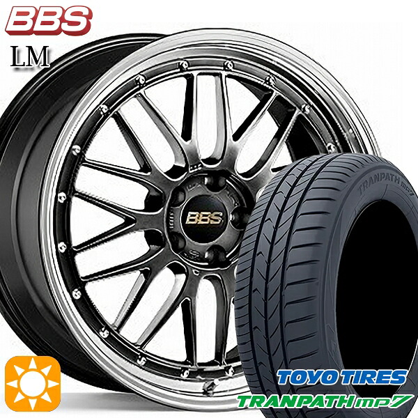 【取付対象】215/60R17 96H トーヨー トランパス mp7 BBS LM DB-BKBD 17インチ 7.0J 5H100 サマータイヤホイールセット |エムオートギャラリー