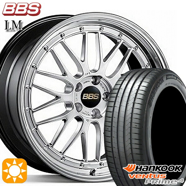 【取付対象】215/50R17 95W XL ハンコック veNtus PRime4 K135 BBS LM DS-BKBD 17インチ 7.0J 5H100 サマータイヤホイールセット ｜エムオートギャラリー