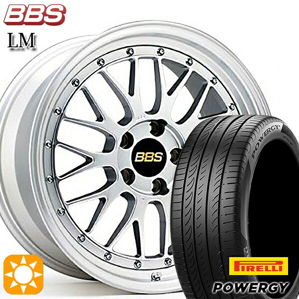 【取付対象】マツダ2 ノート 205/45R17 88W XL ピレリ パワジー BBS LM DS-SLD 17インチ 7.0J 4H100 サマータイヤホイールセット |エムオートギャラリー