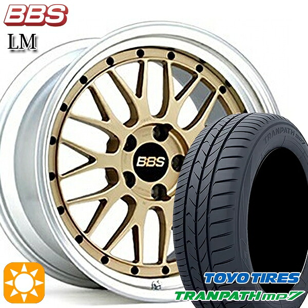 【取付対象】215/60R17 96H トーヨー トランパス mp7 BBS LM GL-SLD 17インチ 7.0J 5H100 サマータイヤホイールセット |エムオートギャラリー