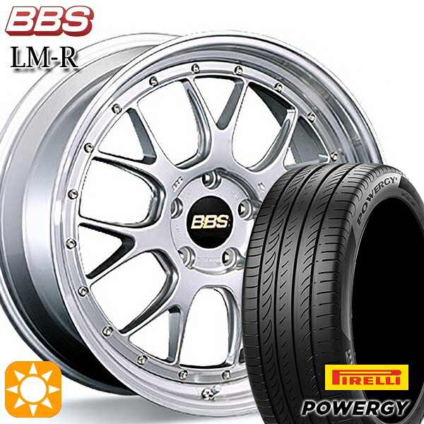 【取付対象】アウディ A6/A7(F2) 245/45R19 102W XL ピレリ パワジー 鍛造 BBS LM-R DS-SLD 19インチ 8.5J 5H112 サマータイヤホイールセット |エムオートギャラリー