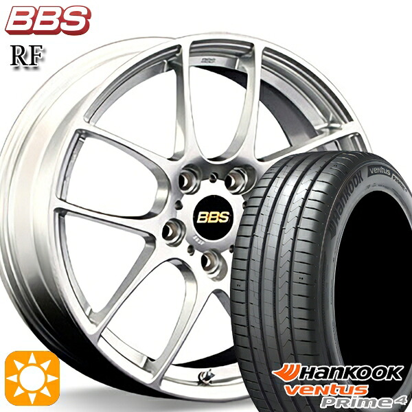 【取付対象】225/65R17 102H ハンコック veNtus PRime4 K135A BBS RF ダイヤモンドシルバー(DS) 17インチ 7.0J 5H114.3 サマータイヤホイールセット |エムオートギャラリー