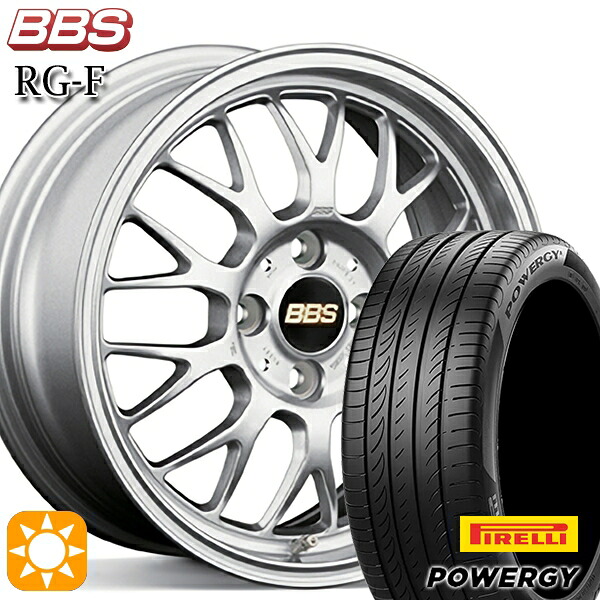 【取付対象】フィット アクア 185/60R15 84H ピレリ パワジー BBS RG-F シルバー（SL） 15インチ 6.0J 4H100 サマータイヤホイールセット ｜エムオートギャラリー 142,790円