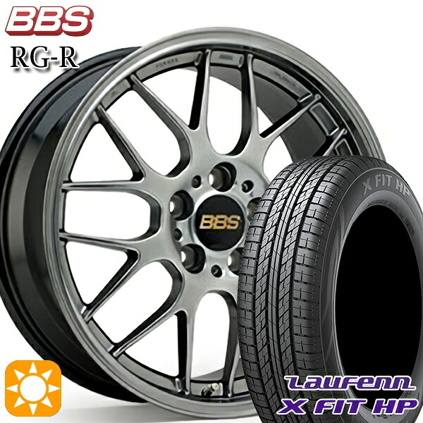 【取付対象】フォレスター 215/60R17 96H ラウフェン X FIT HP LA41 BBS RG-R ダイヤモンドブラック(DB) 17インチ 7.0J 5H100 サマータイヤホイールセット |エムオートギャラリー