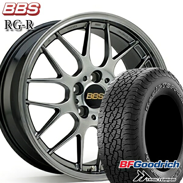 【取付対象】225/65R17 102T ORWL BFグッドリッチ トレールテレーン BBS RG-R ダイヤモンドブラック(DB) 17インチ 7.5J 5H114.3 サマータイヤホイールセット |エムオートギャラリー