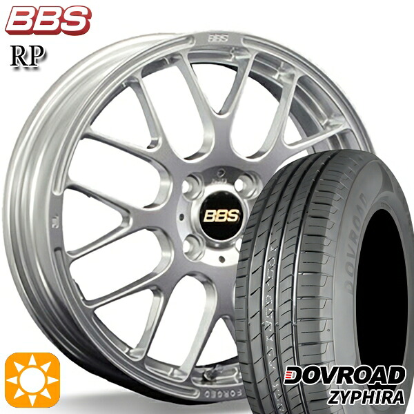 【取付対象】ライズ ロッキー 205/60R16 92V DOVROAD ザイファイラ BBS RP ダイヤモンドシルバー（DS） 16インチ 6.5J 4H100 サマータイヤホイールセット ｜エムオートギャラリー