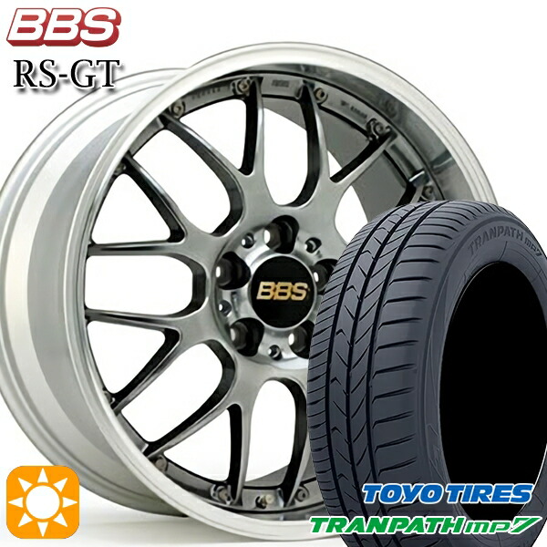 【取付対象】205/50R17 93V トーヨー トランパス mp7 BBS RS-GT DB-SLD 17インチ 7.0J 5H114.3 サマータイヤホイールセット ｜エムオートギャラリー