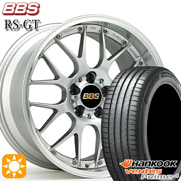 【取付対象】225/55R17 101W XL ハンコック veNtus PRime4 K135 BBS RS-GT DS-SLD 17インチ 7.5J 5H100 サマータイヤホイールセット |エムオートギャラリー