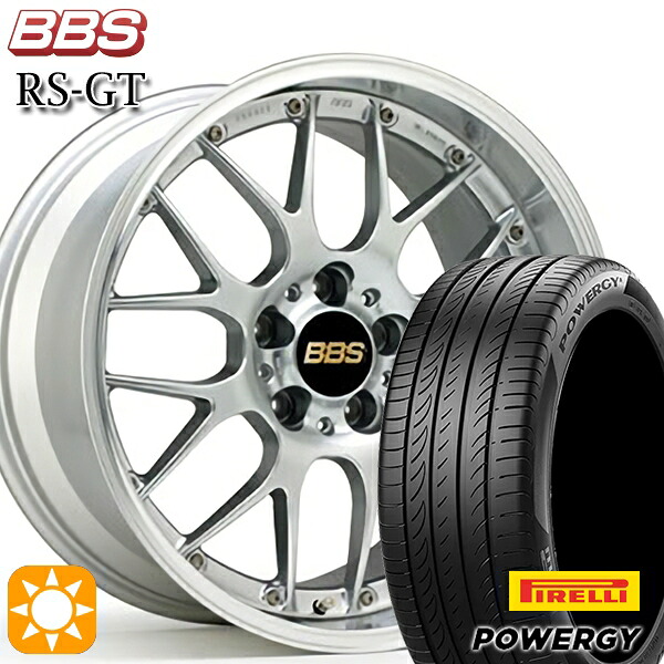 【取付対象】225/45R18 95W XL ピレリ パワジー BBS RS-GT DS-SLD 18インチ 7.5J 5H114.3 サマータイヤホイールセット |エムオートギャラリー