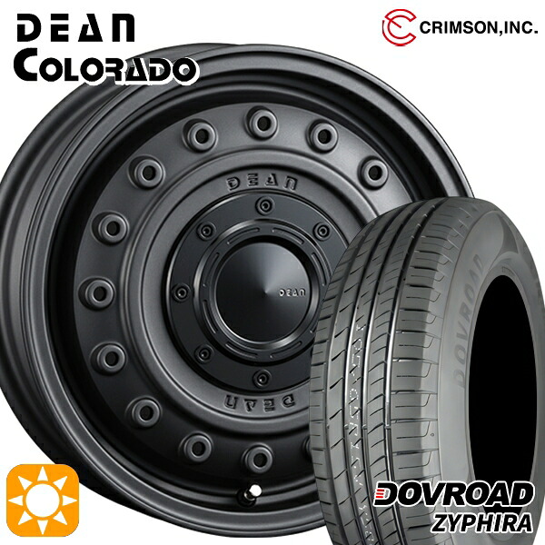 【取付対象】エブリィワゴン 165/60R14 75H DOVROAD ザイファイラ クリムソン ディーンコロラド MCB 14インチ 4.5J 4H100 +43 サマータイヤホイールセット ｜エムオートギャラリー