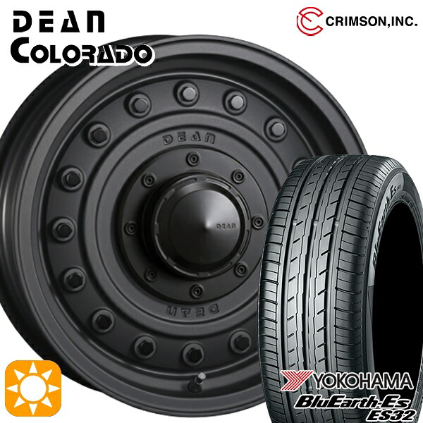 【取付対象】ヤリスクロス 205/65R16 95H ヨコハマ ブルーアース ES32 クリムソン ディーン コロラド マットチャコールブラック 16インチ 7.0J 5H114.3 サマータイヤホイールセット ｜エムオートギャラリー 101,950円