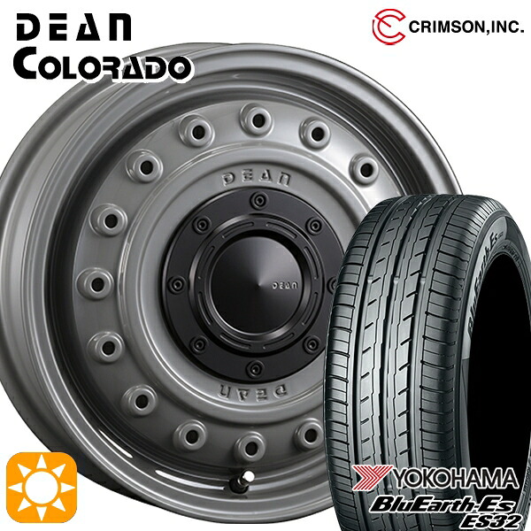 【取付対象】ハスラー ソリオ 165/60R15 77H ヨコハマ ブルーアース ES32 クリムソン ディーン コロラド SG 15インチ 4.5J 4H100 +43 サマータイヤホイールセット ｜エムオートギャラリー