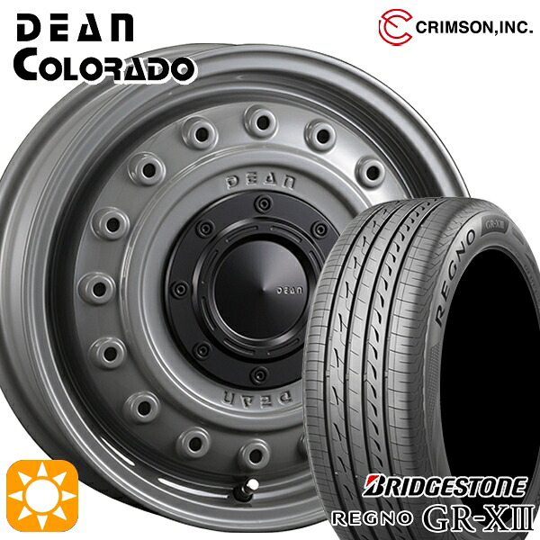 【取付対象】155/65R14 75H ブリヂストン レグノ GRX3 クリムソン ディーンコロラド SG 14インチ 4.5J 4H100 +43 サマータイヤホイールセット |エムオートギャラリー