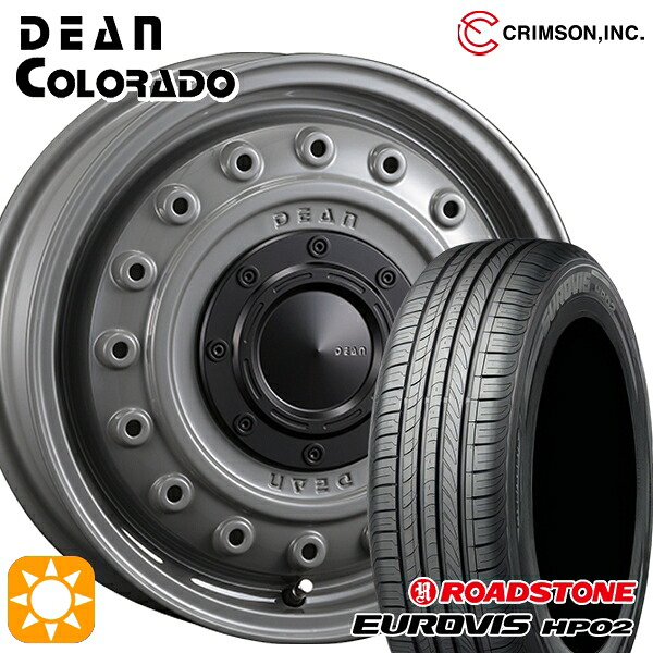 【取付対象】155/65R14 ネクセン ロードストーン ユーロビズ HP02 クリムソン ディーンコロラド SG 14インチ 4.5J 4H100 +43 サマータイヤホイールセット ｜エムオートギャラリー