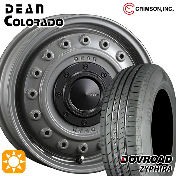 【取付対象】エブリィワゴン 165/60R14 75H DOVROAD ザイファイラ クリムソン ディーンコロラド SG 14インチ 4.5J 4H100 +43 サマータイヤホイールセット |エムオートギャラリー