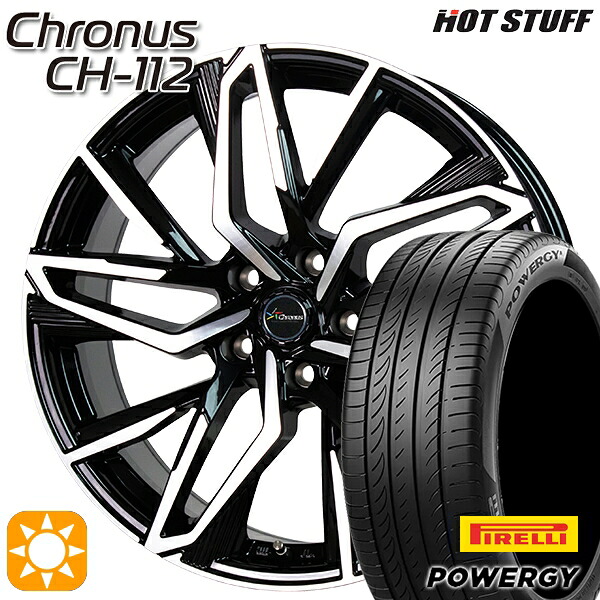 【取付対象】アルファード C-HR 245/35R20 95W XL ピレリ パワジー HotStuff ホットスタッフ クロノス CH-112 20インチ 8.0J 5H114.3 サマータイヤホイールセット |エムオートギャラリー