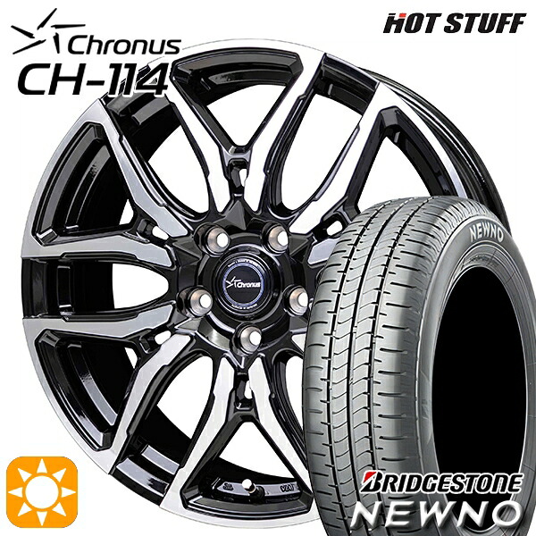 【取付対象】20/30系アルヴェル 235/50R18 97V ブリヂストン ニューノ ホットスタッフ クロノス CH114 BK/P 18インチ 7.0J 5H114.3 サマータイヤホイールセット ｜エムオートギャラリー