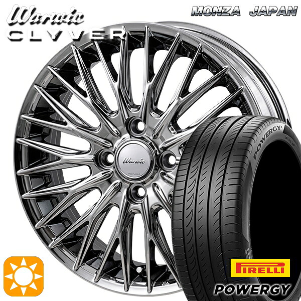 【取付対象】165/55R15 75H ピレリ パワジー MONZA ワーウィック クライヴァー SPT 15インチ 4.5J 4H100 サマータイヤホイールセット ｜エムオートギャラリー