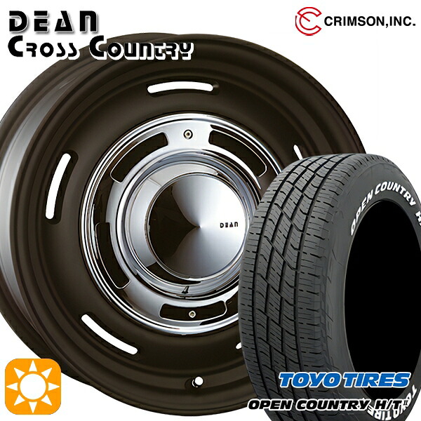 【取付対象】ヤリスクロス 205/65R16 95H トーヨー オープンカントリー H/T2 WL クリムソン ディーン クロスカントリー マットブラック 16インチ 6.5J 5H114.3 サマータイヤホイールセット ｜エムオートギャラリー
