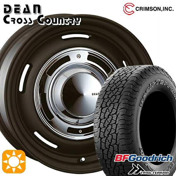 【取付対象】225/65R17 102T ORWL BFグッドリッチ トレールテレーン クリムソン ディーン クロスカントリー マットブラック 17インチ 7.0J 5H114.3 サマータイヤホイールセット ｜エムオートギャラリー