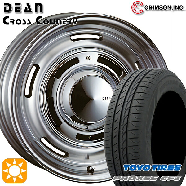 【取付対象】アクア クロスビー 175/60R16 82H トーヨー プロクセス CF3 クリムソン ディーン クロスカントリー バーニッシュグレー 16インチ 6.0J 4H100 サマータイヤホイールセット ｜エムオートギャラリー