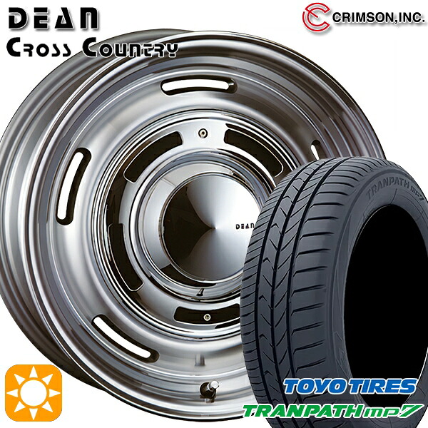 【取付対象】205/50R17 93V トーヨー トランパス mp7 クリムソン ディーン クロスカントリー バーニッシュグレー 17インチ 7.0J 5H114.3 サマータイヤホイールセット ｜エムオートギャラリー