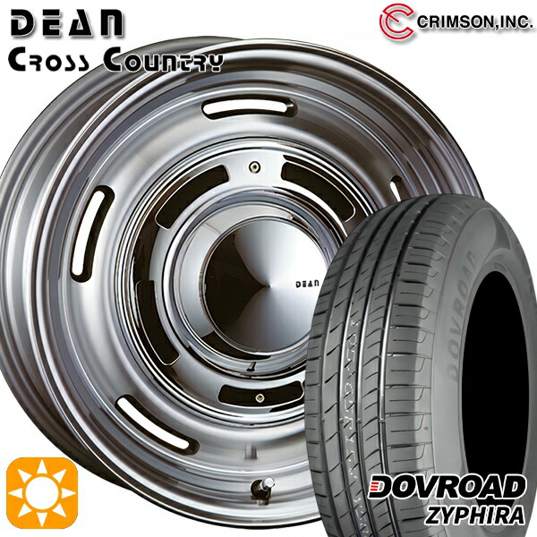 【取付対象】リーフ アクセラ 205/55R16 91V DOVROAD ザイファイラ クリムソン ディーン クロスカントリー バーニッシュグレー 16インチ 6.5J 5H114.3 サマータイヤホイールセット ｜エムオートギャラリー 85,030円