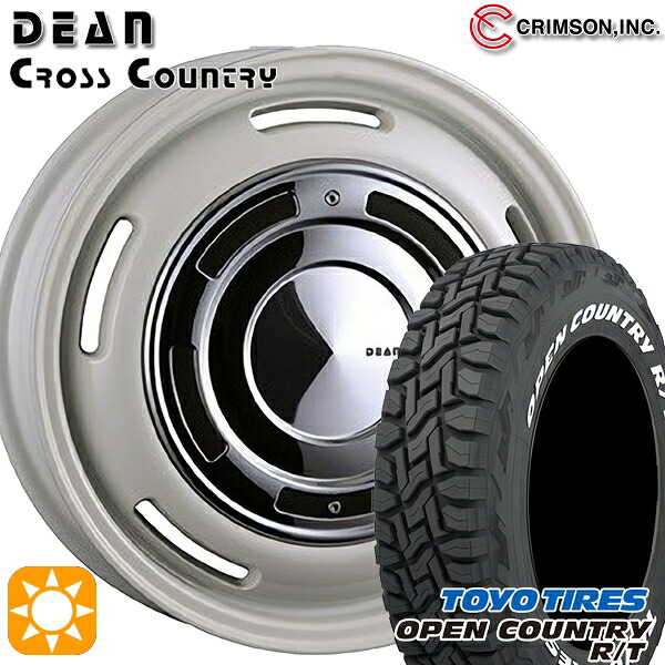 【取付対象】155/65R14 75Q WL トーヨー オープンカントリー R/T ホワイトレター クリムソン ディーン クロスカントリー マーガレットホワイト 14インチ 4.5J 4H100 サマータイヤホイールセット ｜エムオートギャラリー