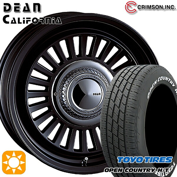 【取付対象】ジムニーシエラ ノマド 215/70R16 100H トーヨー オープンカントリー H/T2 WL クリムソン ディーン カリフォルニア MBK 16インチ 6.0J 5H139.7 -5 サマータイヤホイールセット |エムオートギャラリー