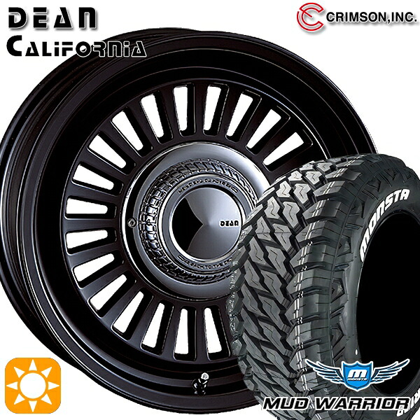 【取付対象】ジムニーシエラ ノマド 235/70R16 104/101Q LT RWL モンスタ マッドウォーリアー クリムソン ディーン カリフォルニア MBK 16インチ 6.0J 5H139.7 -5 サマータイヤホイールセット ｜エムオートギャラリー