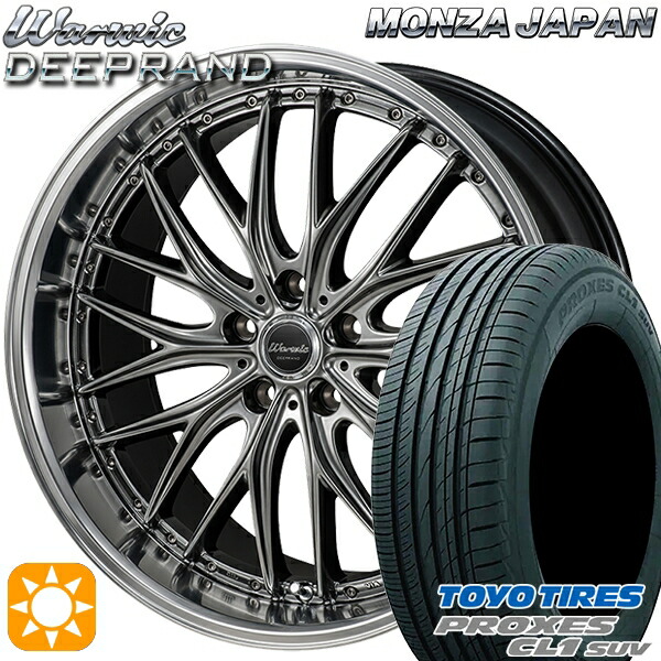 【取付対象】RAV4 245/45R20 103W トーヨー プロクセス CL1 SUV モンツァ ワーウィック ディープランド 20インチ 8.5J 5H114.3 サマータイヤホイールセット