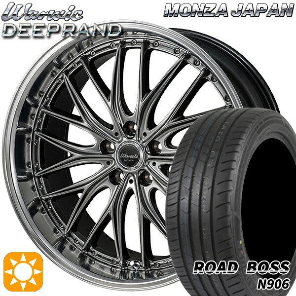 【取付対象】245/35R20 95W XL ロードボス N906 モンツァ ワーウィック ディープランド 20インチ 8.5J 5H114.3 サマータイヤホイールセット ｜エムオートギャラリー