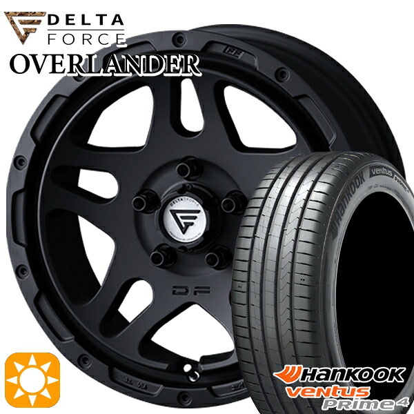 【取付対象】215/65R16 102H XL ハンコック veNtus PRime4 K135A デルタフォース オーバーランダー MB 16インチ 7.0J 5H114.3 サマータイヤホイールセット