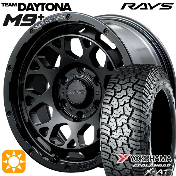 【取付対象】215/70R16 100/97Q ヨコハマ ジオランダー X-AT G016 RAYS レイズ チームデイトナ M9+ BOJ 16インチ 6.5J 6H139.7 サマータイヤホイールセット